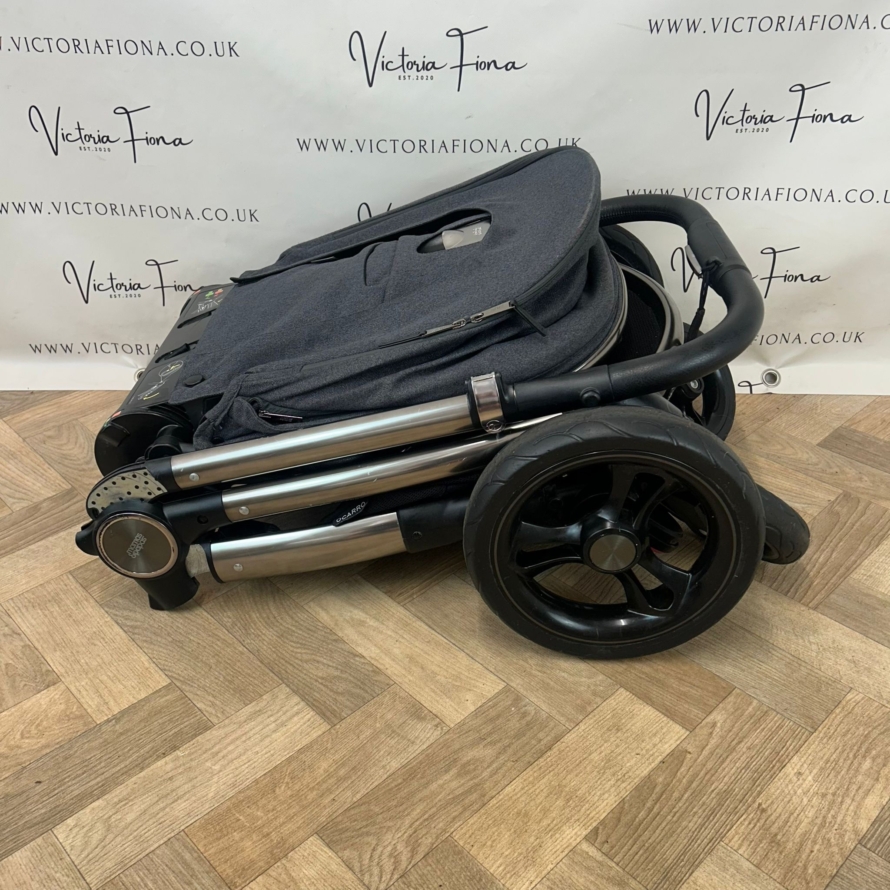 PRELOVED Mamas And Papas Ocarro Pushchair & Carrycot - Onyx Black 🖤 - Image 10