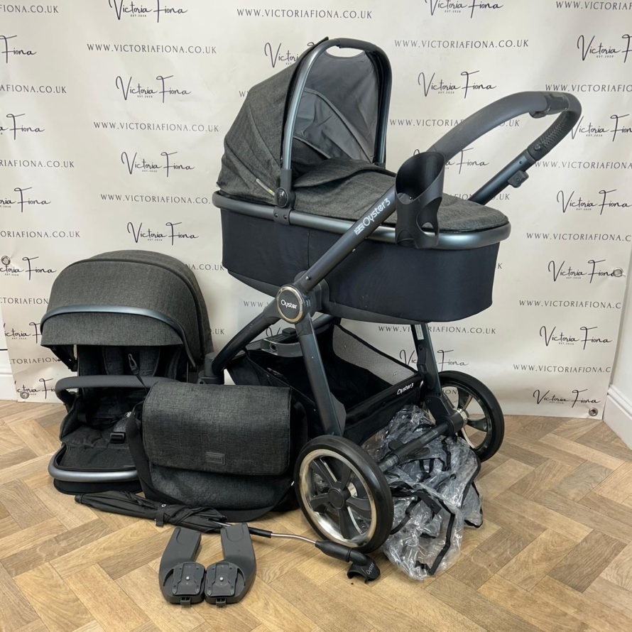 PRELOVED Babystyle Oyster 3 Pushchair & Carrycot - Mercury