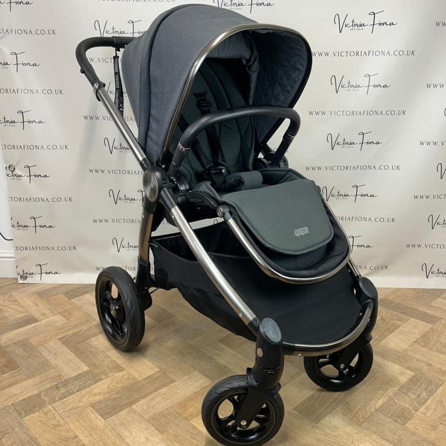 PRELOVED Mamas And Papas Ocarro Pushchair & Carrycot with Cybex 360 Car Seat - Onyx Black 🖤 - Image 8