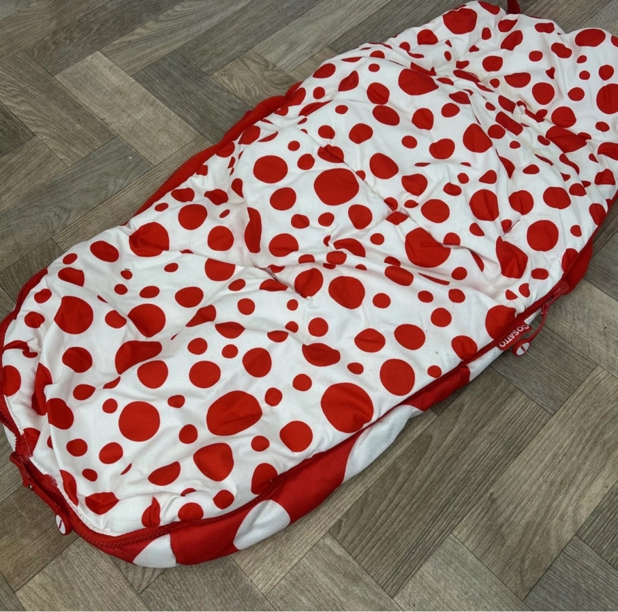 NEW Cosatto Universal Stroller Pushchair Footmuff - Red & White Spot - Image 3