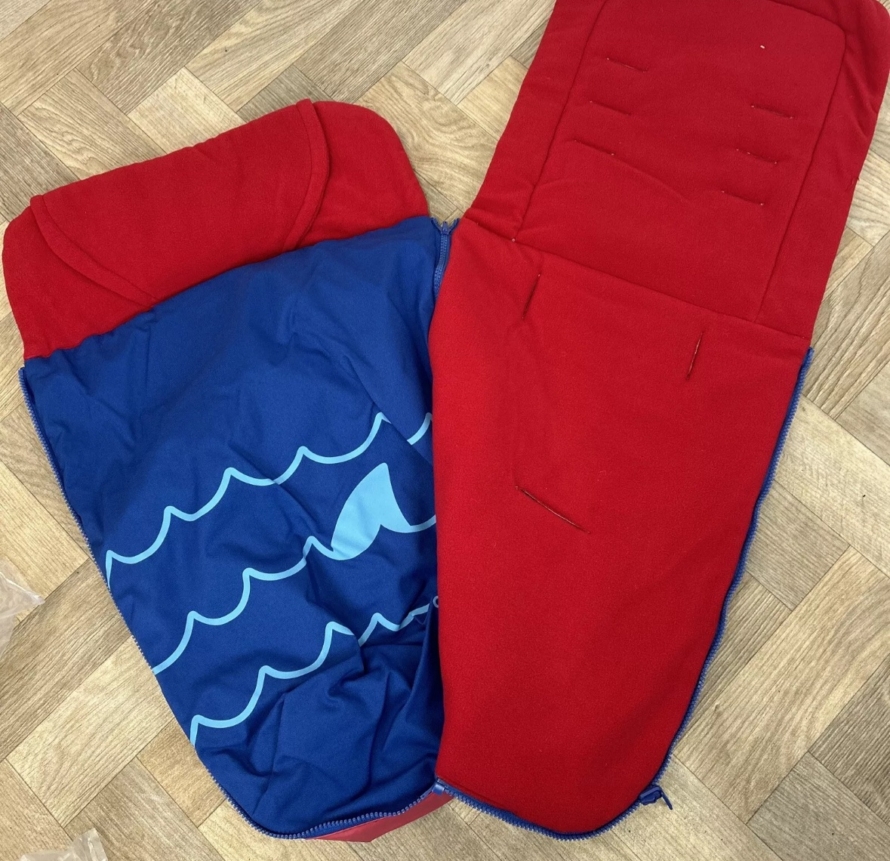 NEW Cosatto Universal Stroller Pushchair Footmuff - Big Fish - Blue Shark 🦈 - Image 4