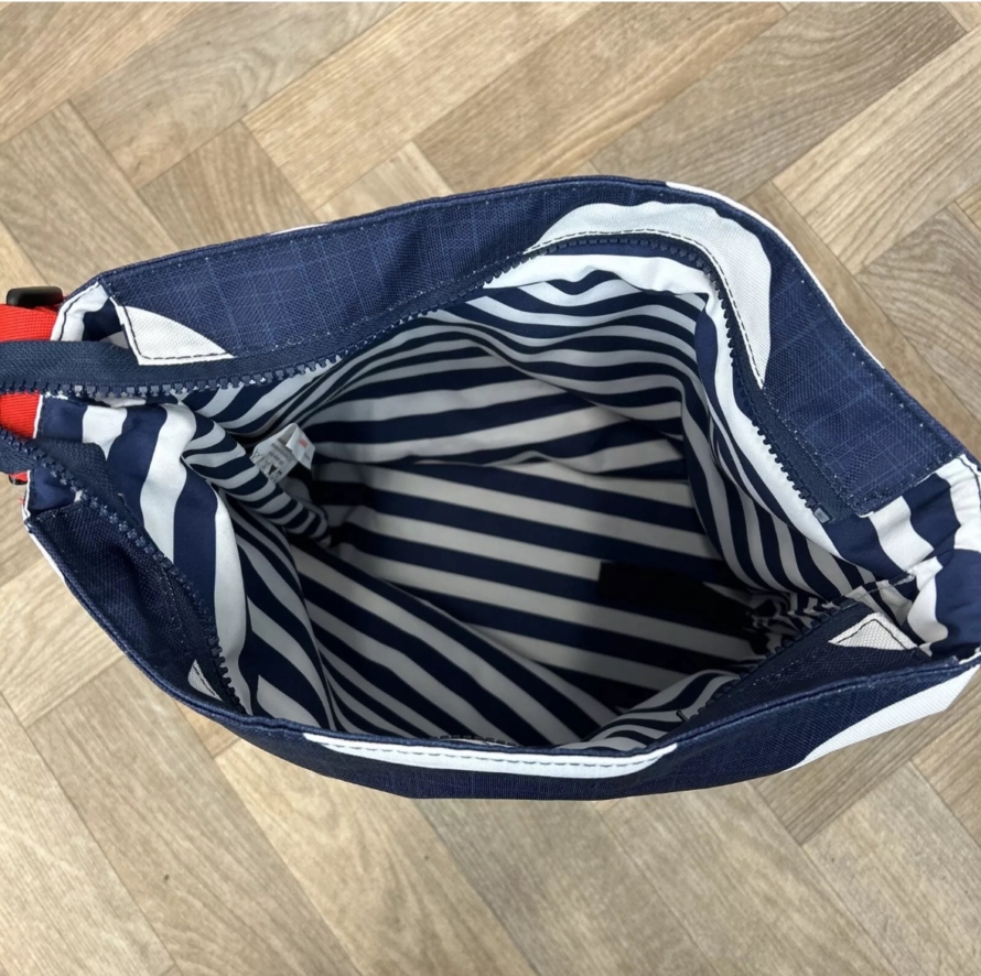 NEW Cosatto Changing Bag - Oh La La Blue & White Spot With Red Bow ❤️ - Image 5