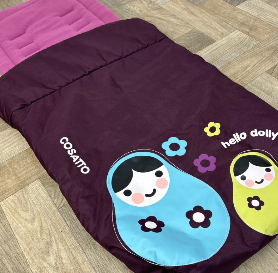 NEW Cosatto Universal Stroller Pushchair Footmuff - Purple Hello Dolly 🪆 - Image 2