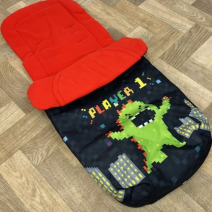NEW Cosatto Universal Stroller Pushchair Footmuff - Monster Arcade Player 1 👿