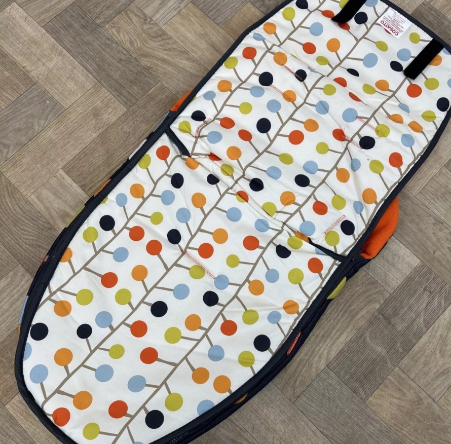 NEW Cosatto Universal Stroller Pushchair Footmuff - Fable - Charcoal Grey Spots - Image 3