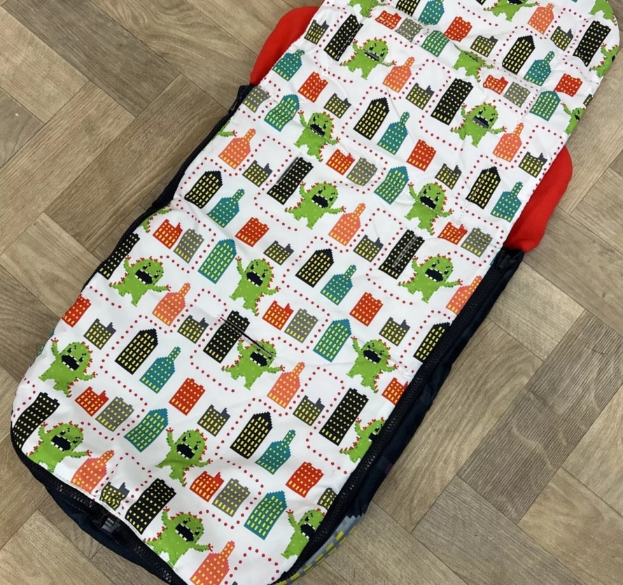 NEW Cosatto Universal Stroller Pushchair Footmuff - Monster Arcade ROAR 👿 - Image 3