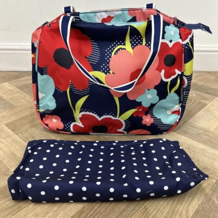 NEW Cosatto Deluxe Changing Bag With Mat - Proper Poppy 🌺