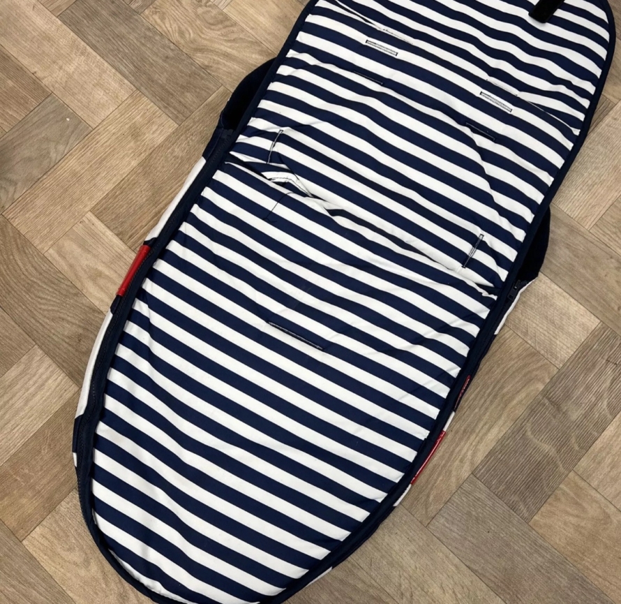 NEW Cosatto Universal Stroller Pushchair Footmuff - Oh La La Blue Spot Red Bow ❤️ - Image 4