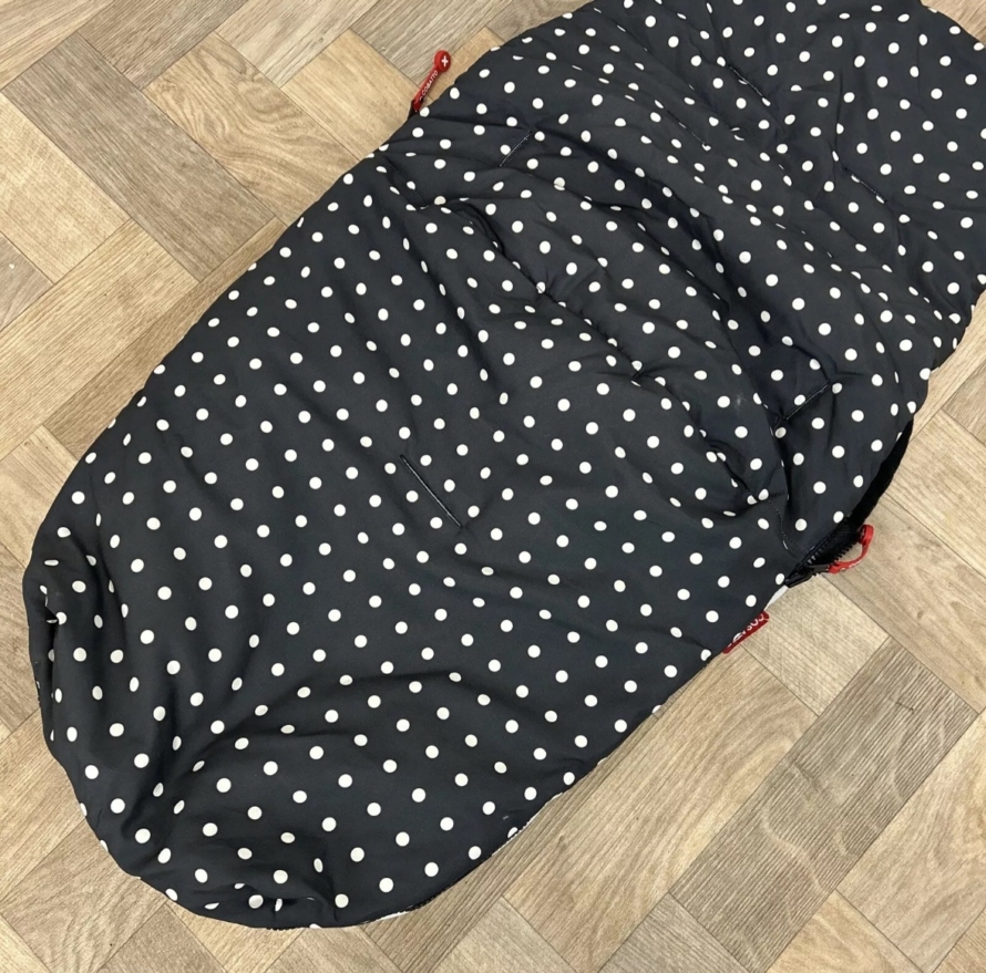 NEW Cosatto Universal Stroller Pushchair Footmuff - Go Lightly Black & White Stripe - Image 4