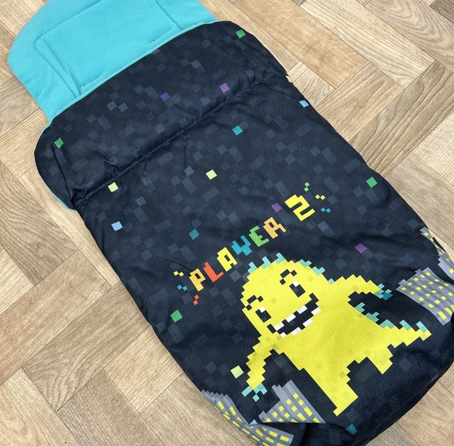 NEW Cosatto Universal Stroller Pushchair Footmuff - Monster Arcade Player 2 👿 - Image 2