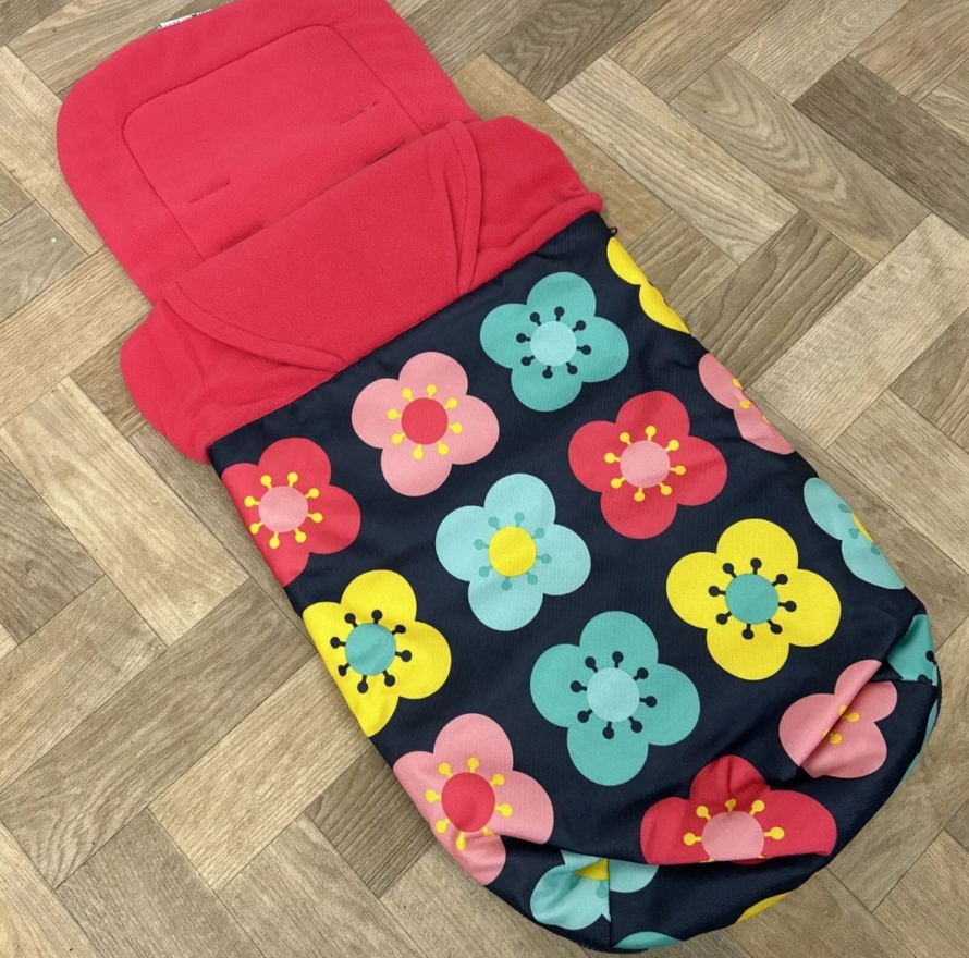 NEW Cosatto Universal Stroller Pushchair Footmuff - Popidelic Big Flowers 🌸 - Image 2