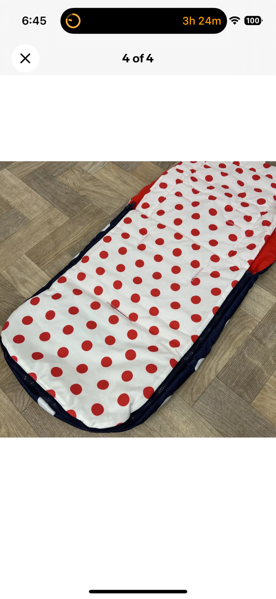 NEW Cosatto Universal Stroller Pushchair Footmuff - Sister Blue Spot 💙 SIS - Image 4