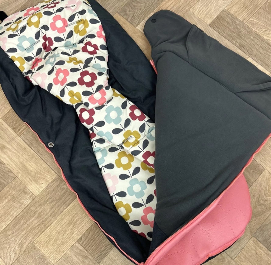 NEW Cosatto Universal Stroller Pushchair Footmuff - Kimono - Pink Faux Leather 🩷 - Image 4