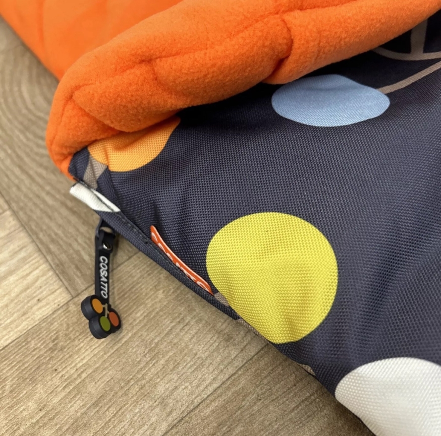 NEW Cosatto Universal Stroller Pushchair Footmuff Fable Charcoal Grey Spot Trees - Image 2