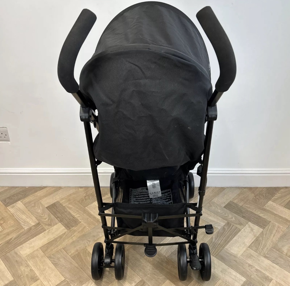 NEW Graco Ezlite Lightweight Stroller Pushchair Black Birth-15kg RRP £50 - Image 3