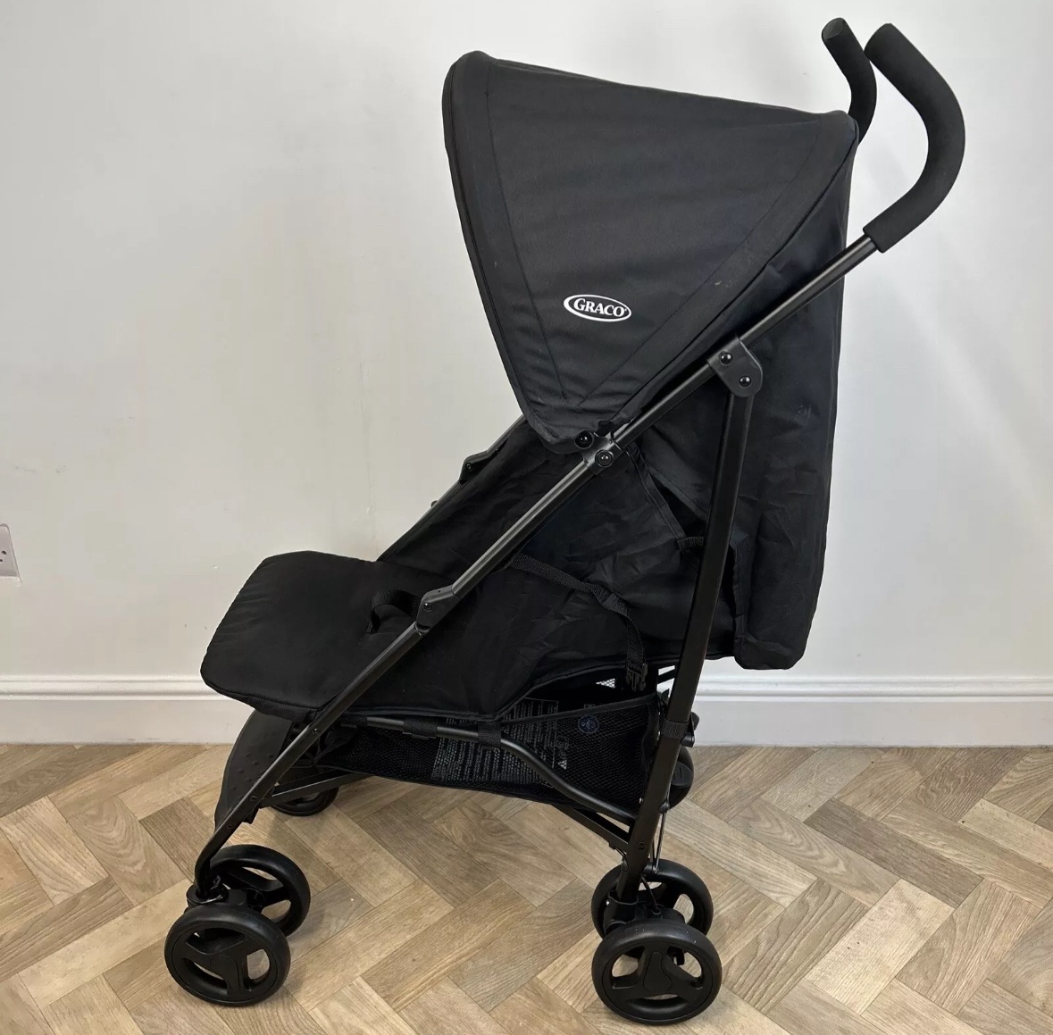 NEW Graco Ezlite Lightweight Stroller Pushchair Black Birth-15kg RRP £50 - Image 5