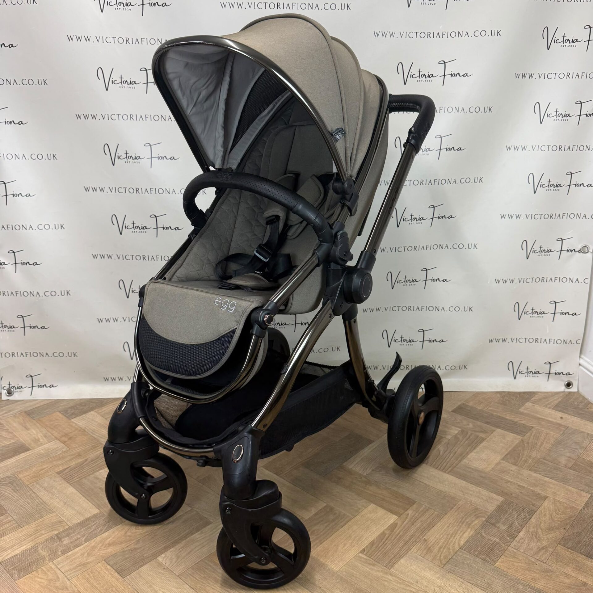 PRELOVED Egg 2 Pushchair & Carrycot - Full Travel System – Mink - Image 7