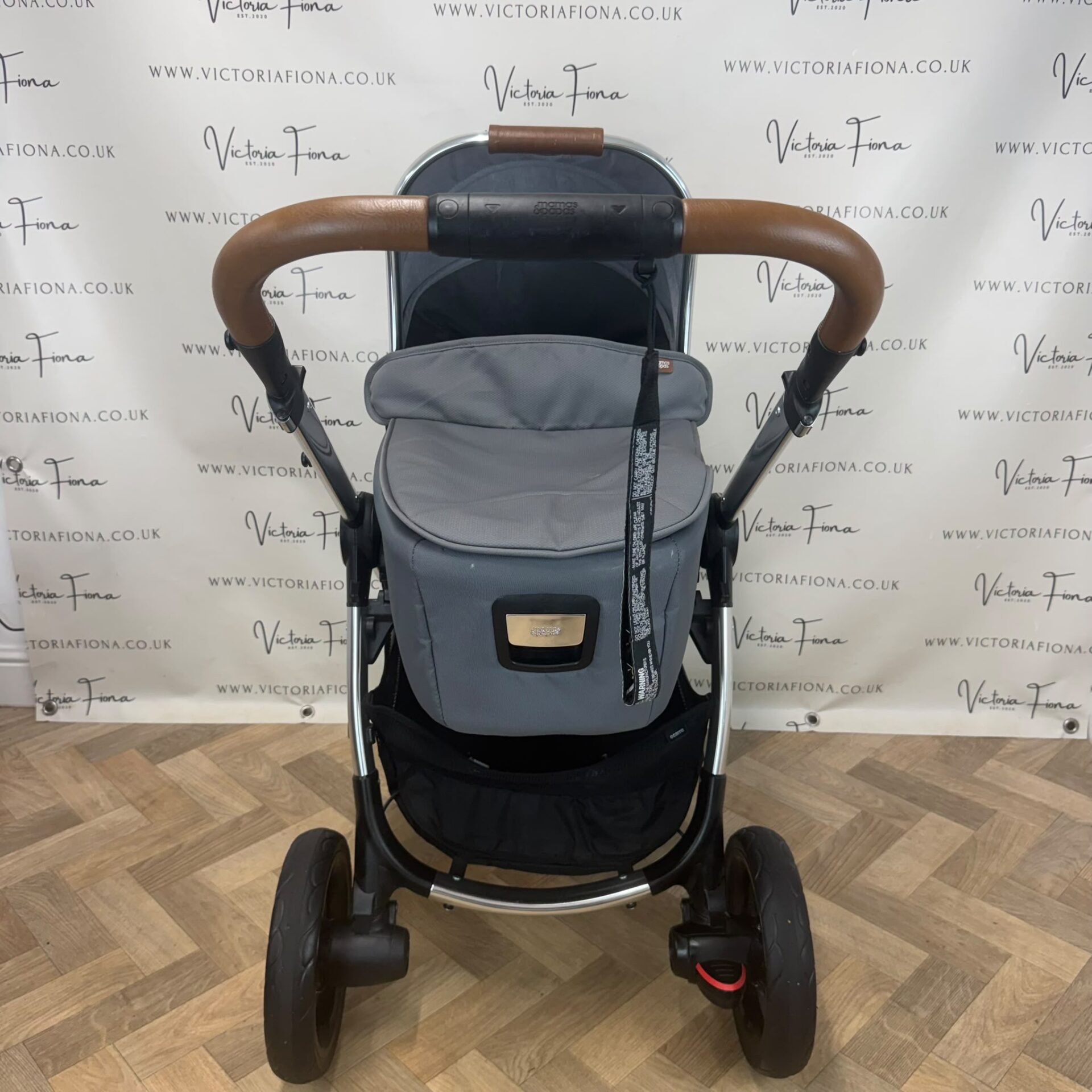 PRELOVED Mamas & Papas Ocarro Carrycot & Pushchair - Fossil Grey - Image 3