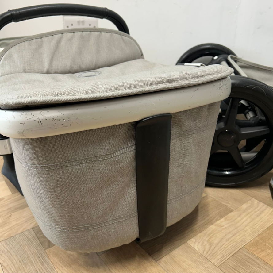 PRELOVED Bugaboo Fox 2 Pushchair with Bugaboo Turtle Air - Mineral Taupe - Image 8