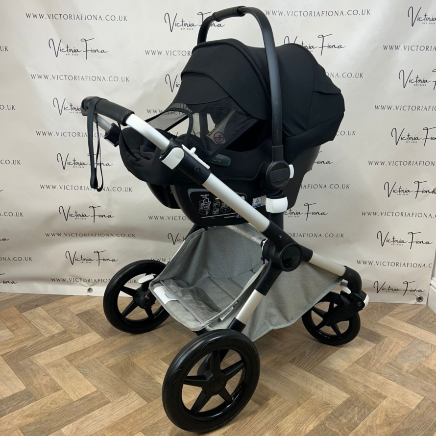 PRELOVED Bugaboo Fox 2 Pushchair with Bugaboo Turtle Air - Mineral Taupe - Image 6