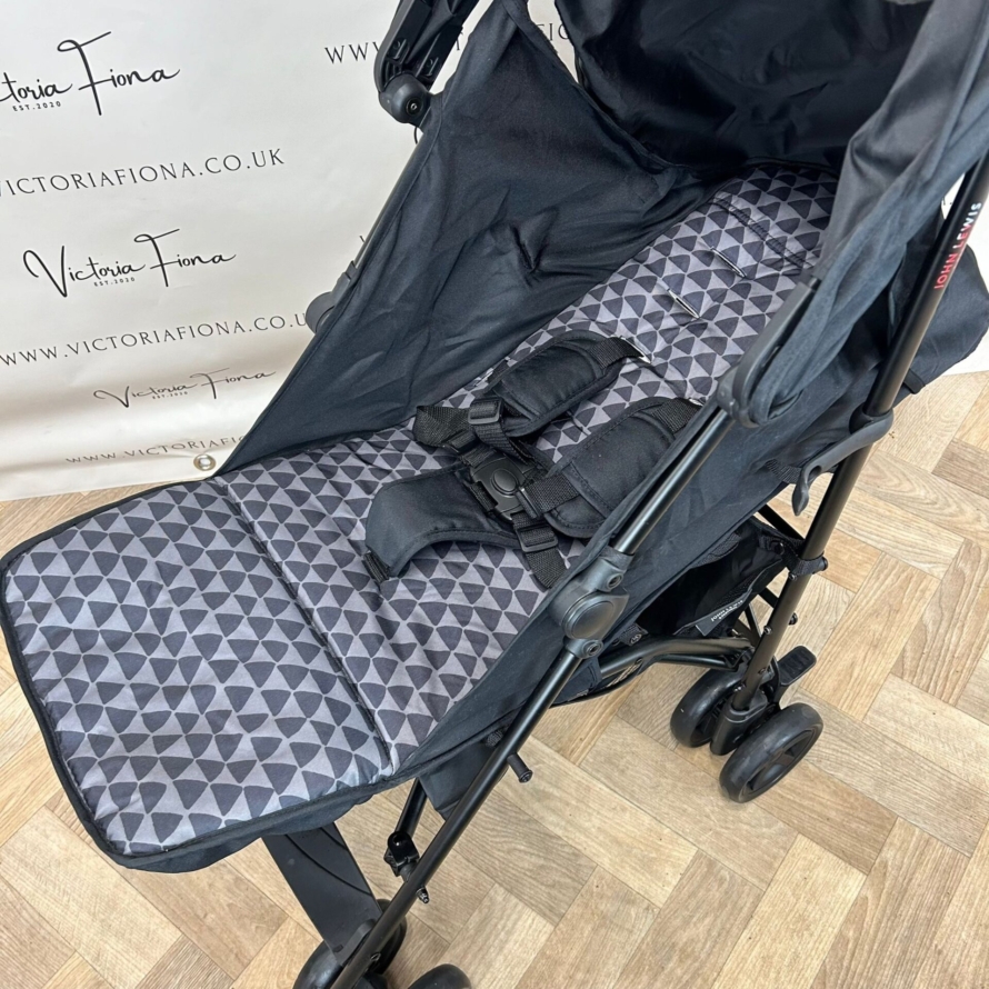 PRELOVED John Lewis Everyday Compact Lightweight Stroller - Black & Grey - Image 6