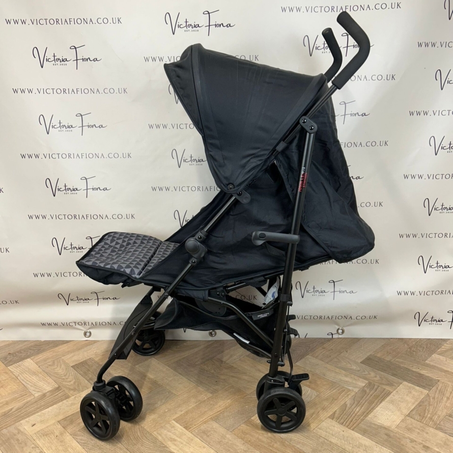 PRELOVED John Lewis Everyday Compact Lightweight Stroller - Black & Grey - Image 2