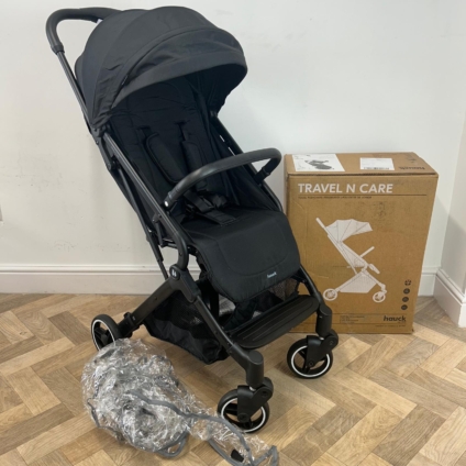 NEW Hauck Travel n Care Lightweight Compact Stroller - Black