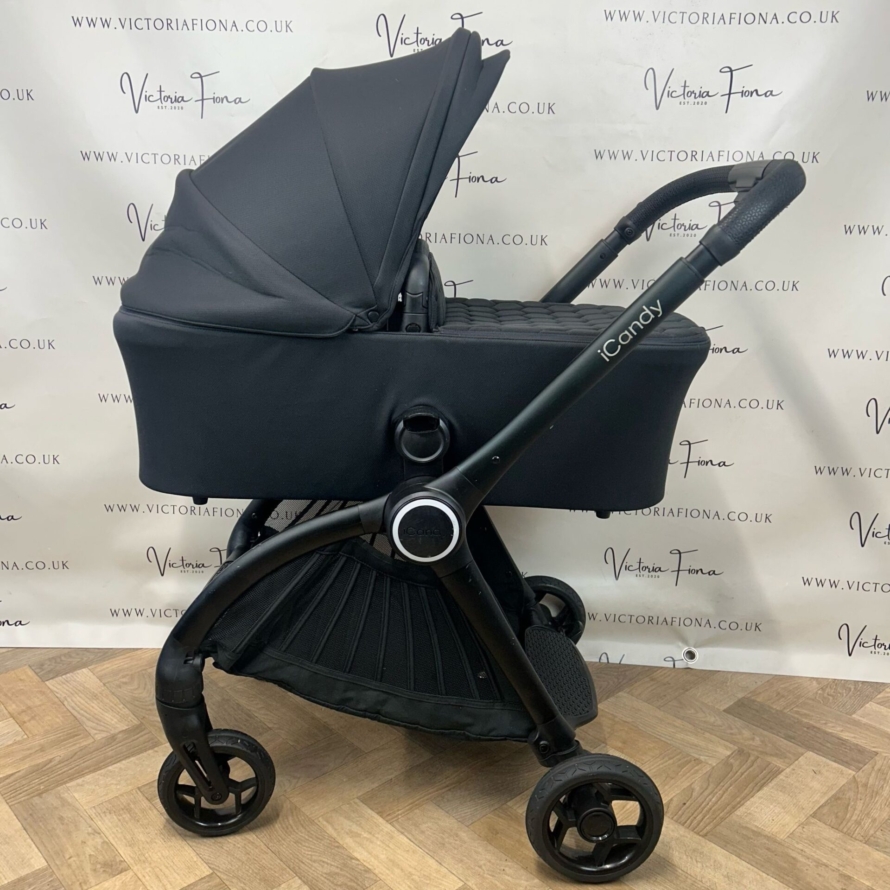 PRELOVED iCandy Core - Pushchair & Carrycot - BLACK - Image 5
