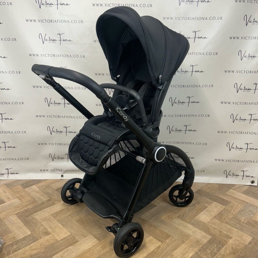 PRELOVED iCandy Core - Pushchair & Carrycot - BLACK - Image 6