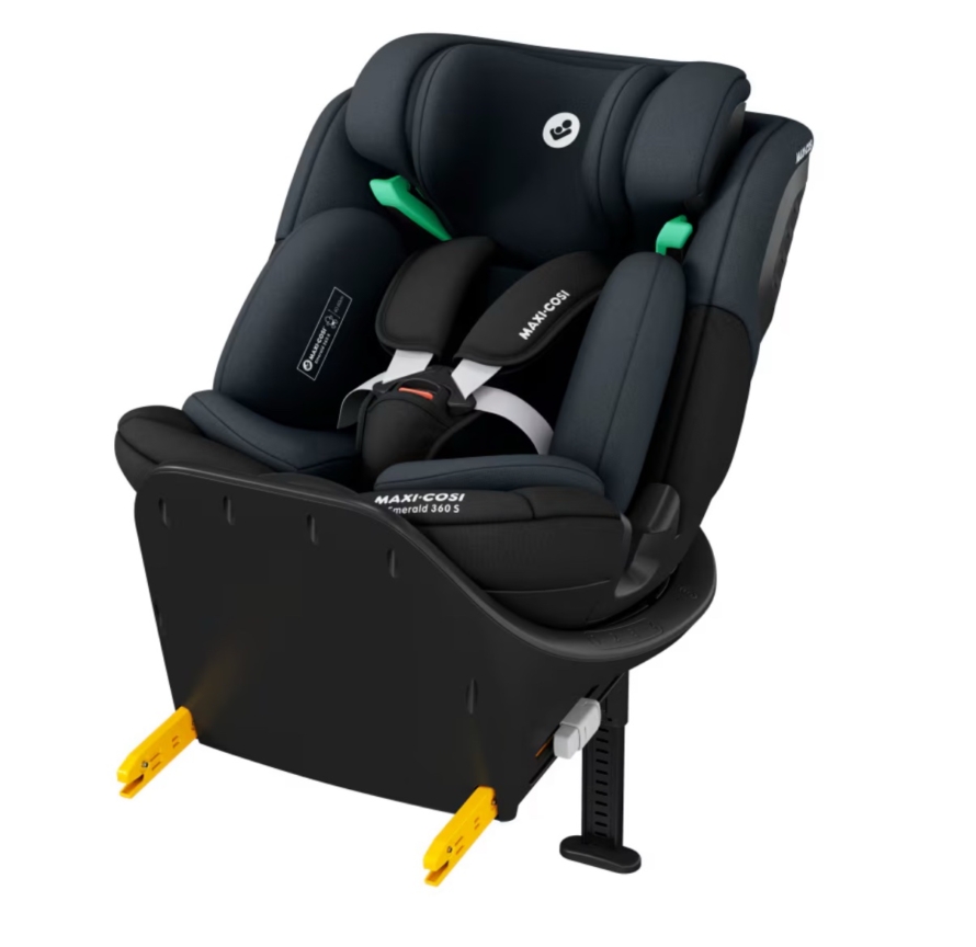 NEW Maxi Cosi Emerald 360 S Car Seat - Black RRP£300