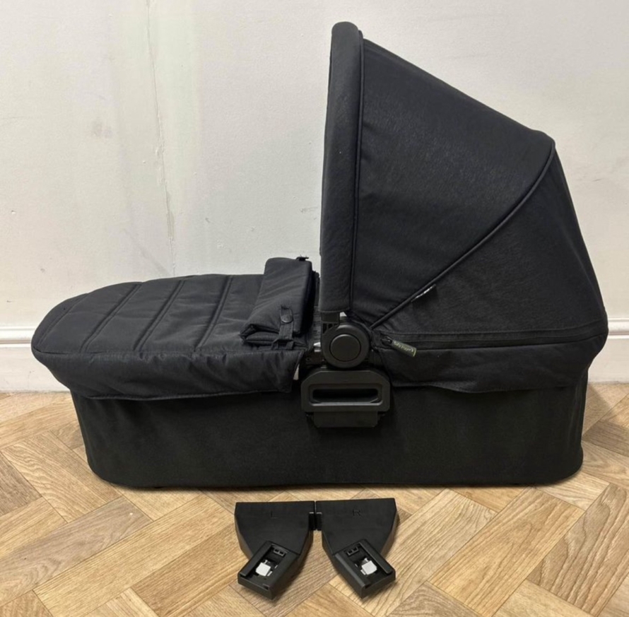 NEW Baby Jogger City Mini & GT2 DOUBLE Carrycot - Opulent Black - Image 3