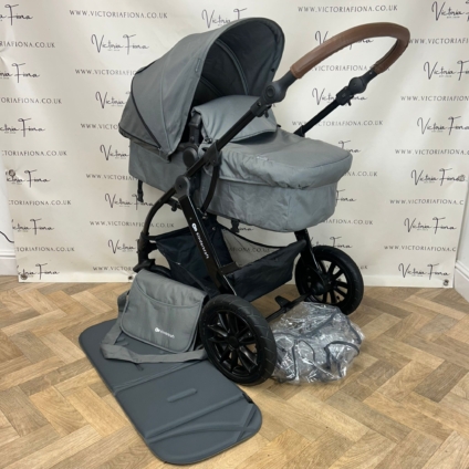 PRELOVED Kinderkraft Moov Carrycot & Pushchair - GREY
