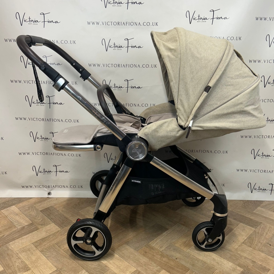 PRELOVED Mamas & Papas Strada Carrycot & Pushchair - Cashmere - Image 9