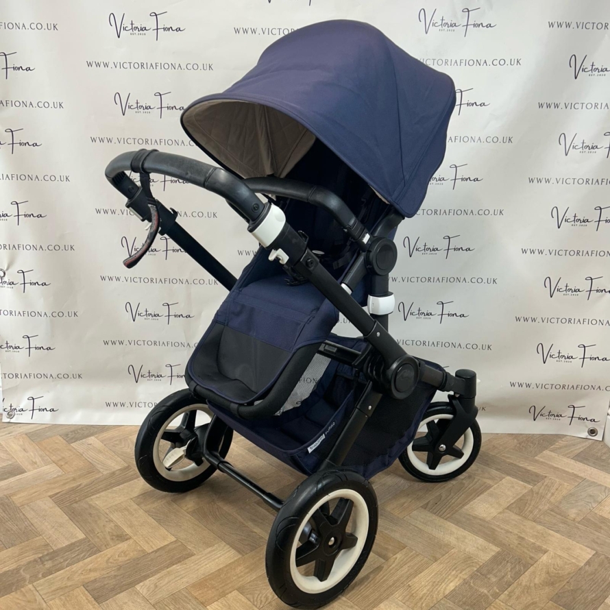 PRELOVED Bugaboo Buffalo Carrycot & Pushchair - Classic Navy 💙 - Image 9