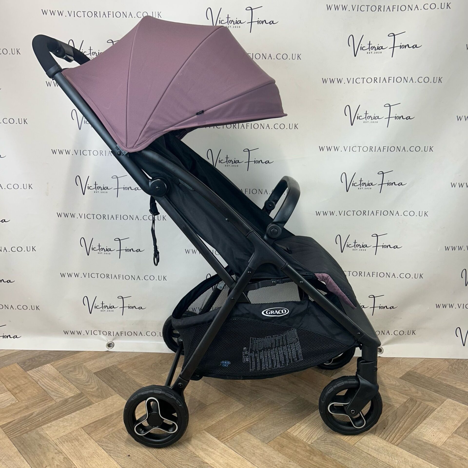 PRELOVED Graco Myavo Compact Stroller - Mulberry Purple 🤍 - Image 2