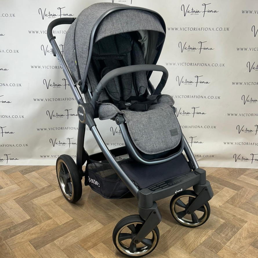 PRELOVED Babystyle Oyster 3 Pushchair & Carrycot Travel System - 0-22kg - Mercury - Image 8