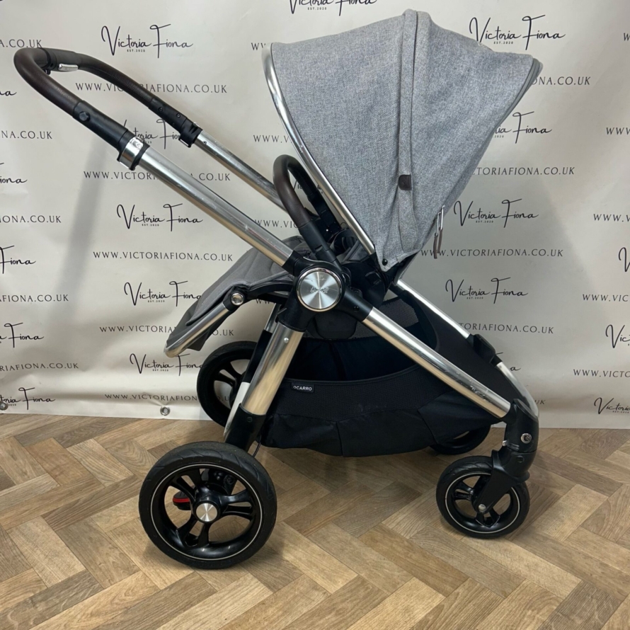 PRELOVED Mamas & Papas Ocarro Travel System Pushchair & Carrycot Woven Grey 🩶 - Image 5