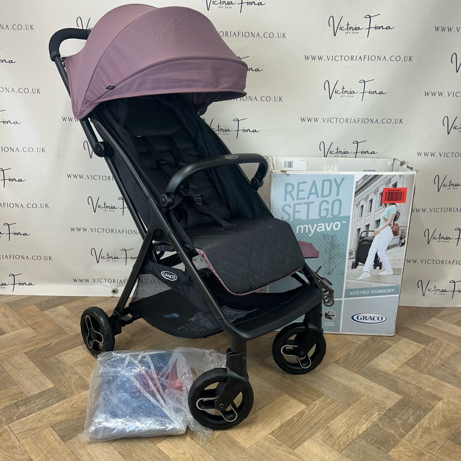 PRELOVED Graco Myavo Compact Stroller - Mulberry Purple 🤍