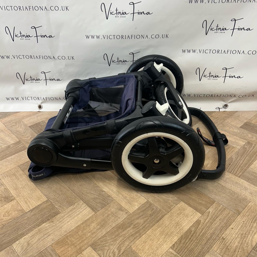 PRELOVED Bugaboo Buffalo Carrycot & Pushchair - Classic Navy 💙 - Image 11