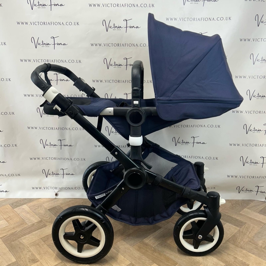 PRELOVED Bugaboo Buffalo Carrycot & Pushchair - Classic Navy 💙 - Image 8