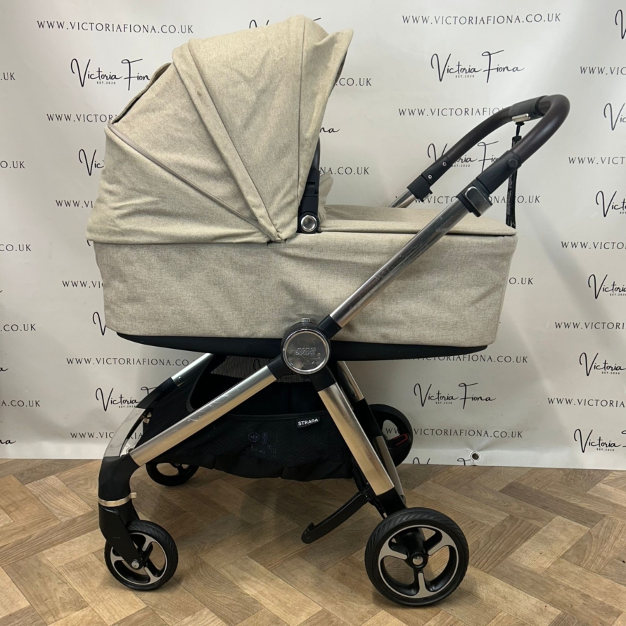 PRELOVED Mamas & Papas Strada Carrycot & Pushchair - Cashmere - Image 5