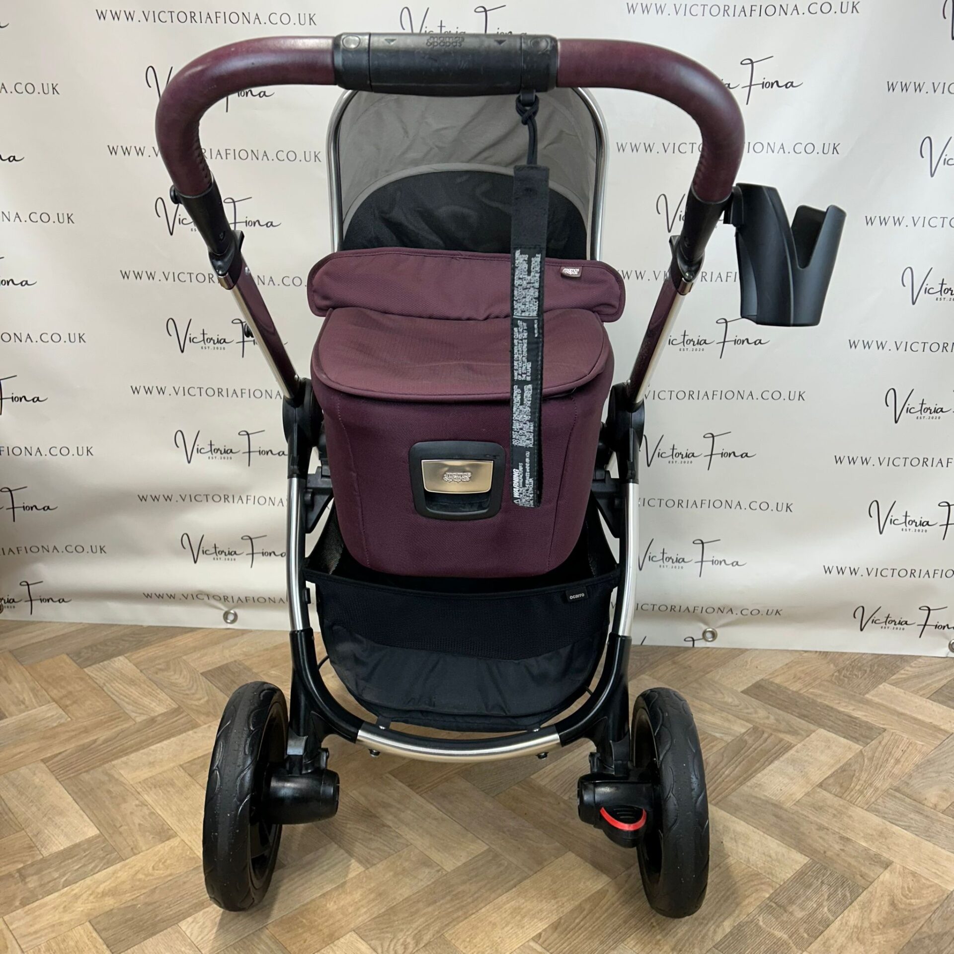 PRELOVED Mamas Papas Ocarro Carrycot Pushchair Mulberry Victoria Fiona