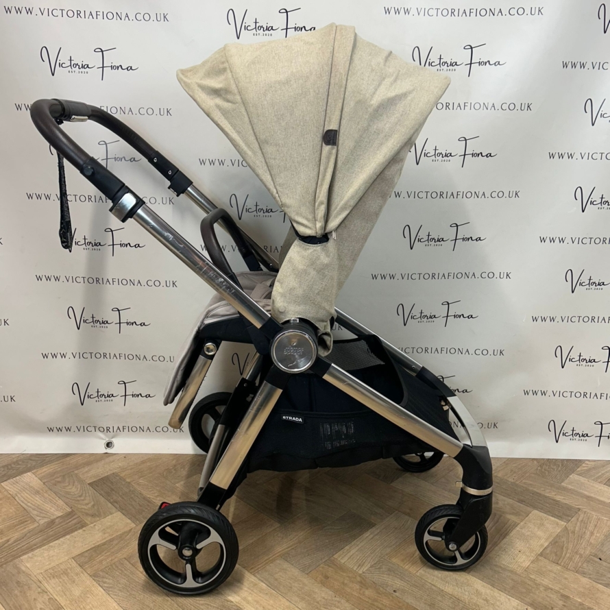 PRELOVED Mamas & Papas Strada Carrycot & Pushchair - Cashmere - Image 7