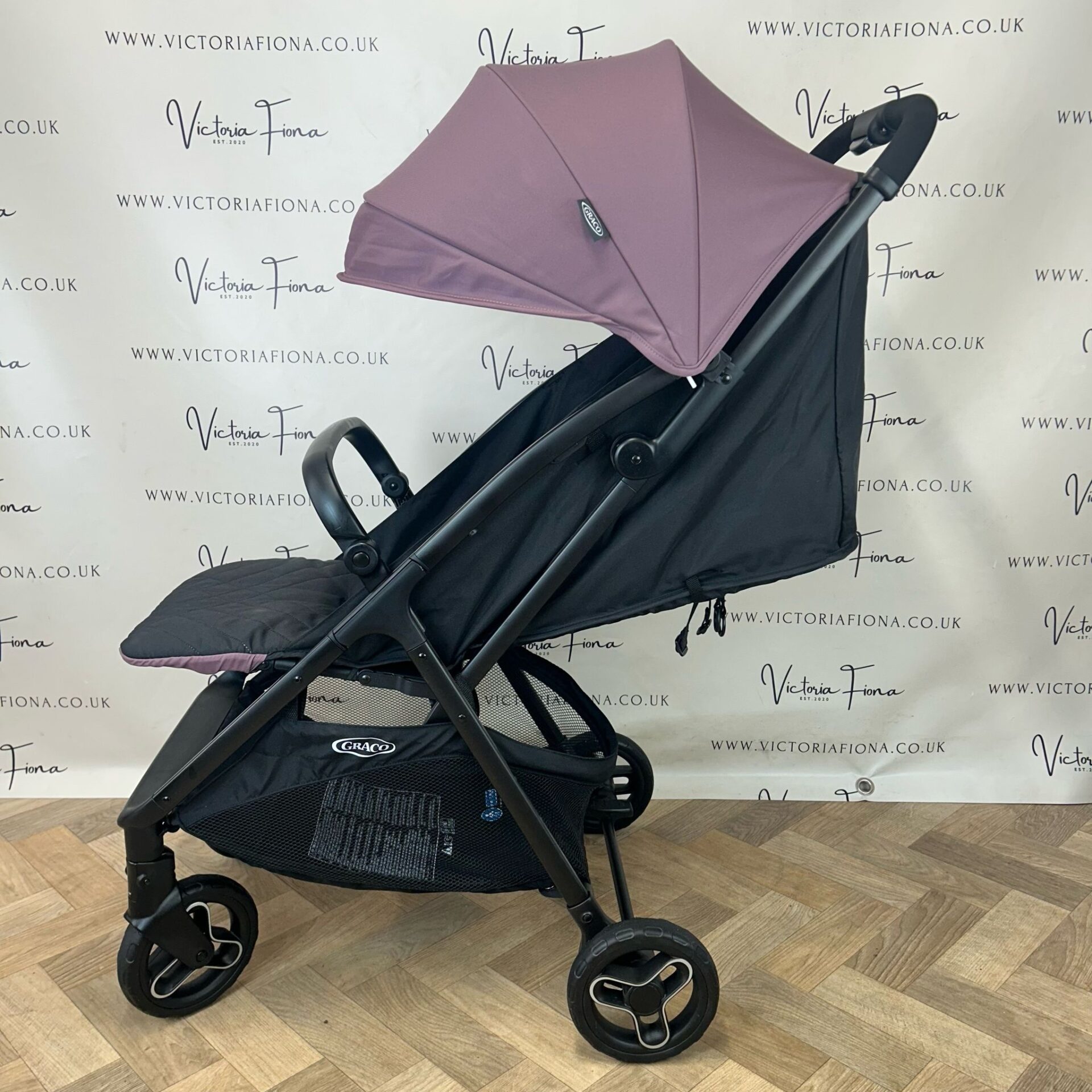 PRELOVED Graco Myavo Compact Stroller - Mulberry Purple 🤍 - Image 3