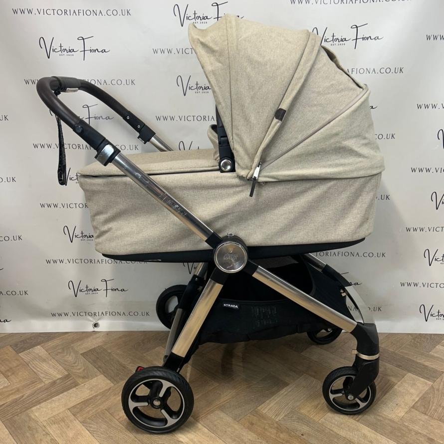 PRELOVED Mamas & Papas Strada Carrycot & Pushchair - Cashmere - Image 2