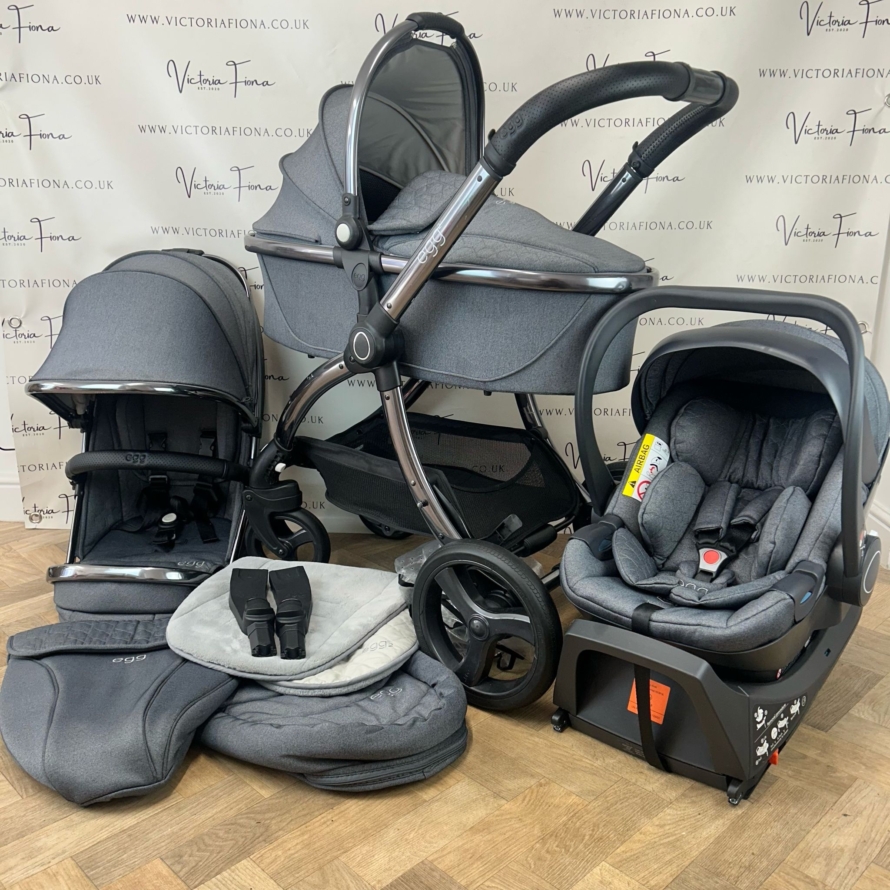 PRELOVED Egg2 Complete Travel System - Quartz Grey
