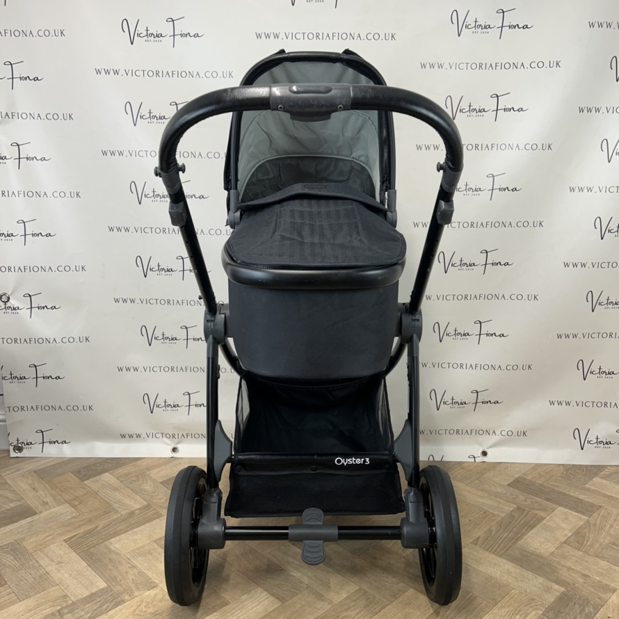 PRELOVED Babystyle Oyster 3 Pushchair & Carrycot Travel System - 0-22kg - Noir - Image 3