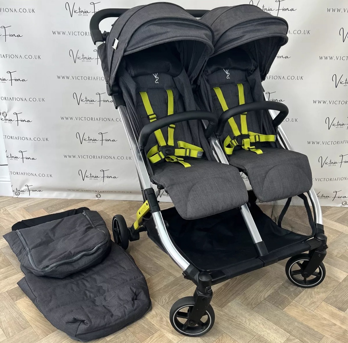 PRELOVED Red Kite Push Me Double Twin Stroller RRP 260 Victoria Fiona