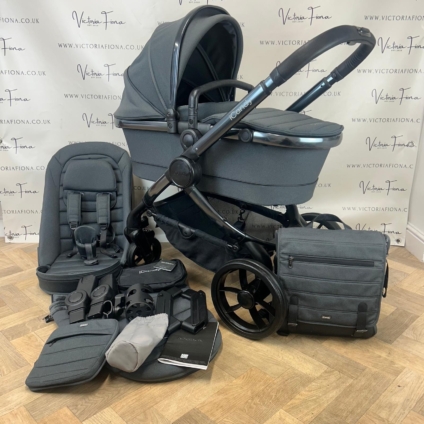 PRELOVED iCandy Peach 7 Pushchair with accessories - DARK GREY RRP£1543