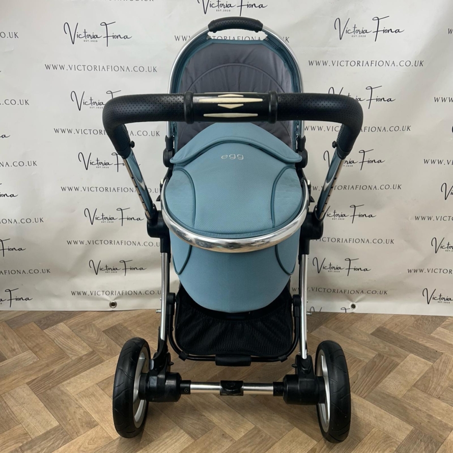 PRELOVED Babystyle Egg Pushchair & Carrycot - Cool Mist Blue 🩵 - Image 3